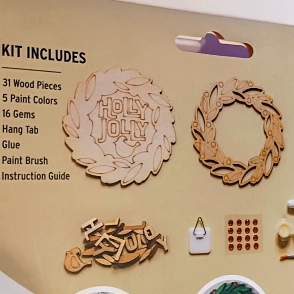 COPY - Nwt Brea Reese 56 PC Layered Wood Sign - Picture 5 of 9